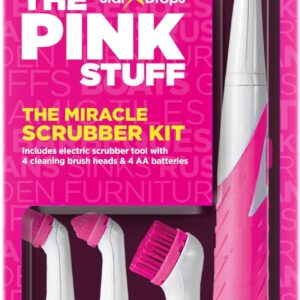 Stardrops - The Pink Stuff - The Miracle Scrubber Kit - 4 Cleaning Brush Heads