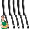 Crevice Cleaning Brush, Bathroom Gap Cleaning Brush, Hard Bristle Brush for Cleaning, Multifunctional Gap Brush, for Blind, Baseboard, Fan, Window or Sliding Door Track (5pcs)