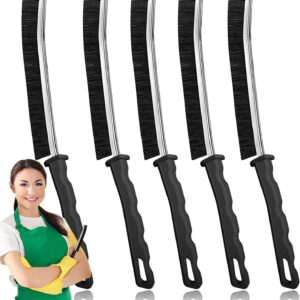 Crevice Cleaning Brush, Bathroom Gap Cleaning Brush, Hard Bristle Brush for Cleaning, Multifunctional Gap Brush, for Blind, Baseboard, Fan, Window or Sliding Door Track (5pcs)