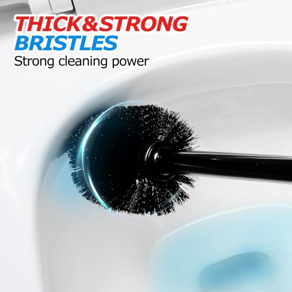 2 in 1 Toilet Plunger and Brush Set，Extended Handle Plunger，Toilet Bowl Brush Plunger Set,Bathroom Cleaning Tools ，Toilet Brush Plunger Combo，Cleaning Brush，Bathroom Cleaning Supplies - Image 5