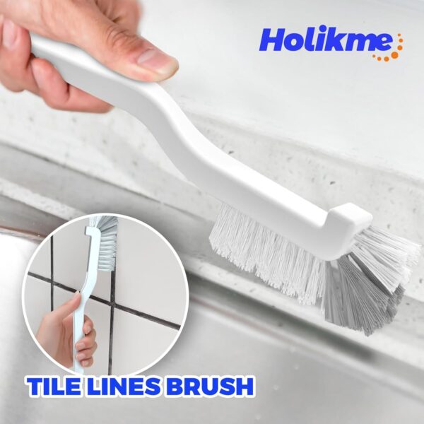 Holikme 5Pack Kitchen Cleaning Brush, Green - Image 4