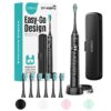COSLUS Electric Toothbrush for Adults and Teen: Wireless Rechargeable Tooth Brush