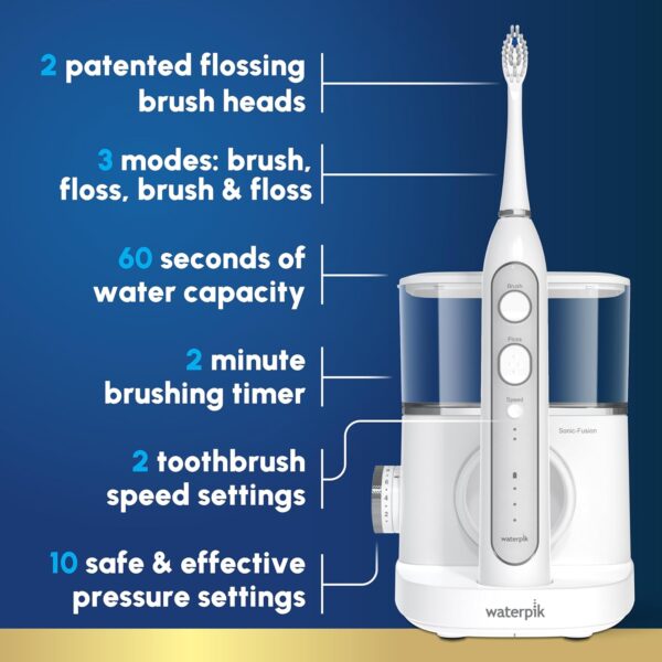 Waterpik Sonic-Fusion 2.0 Professional Flossing Electric Toothbrush - Image 2
